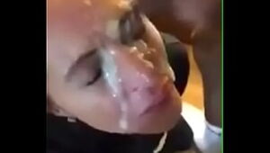 Milf gets facial by bbc